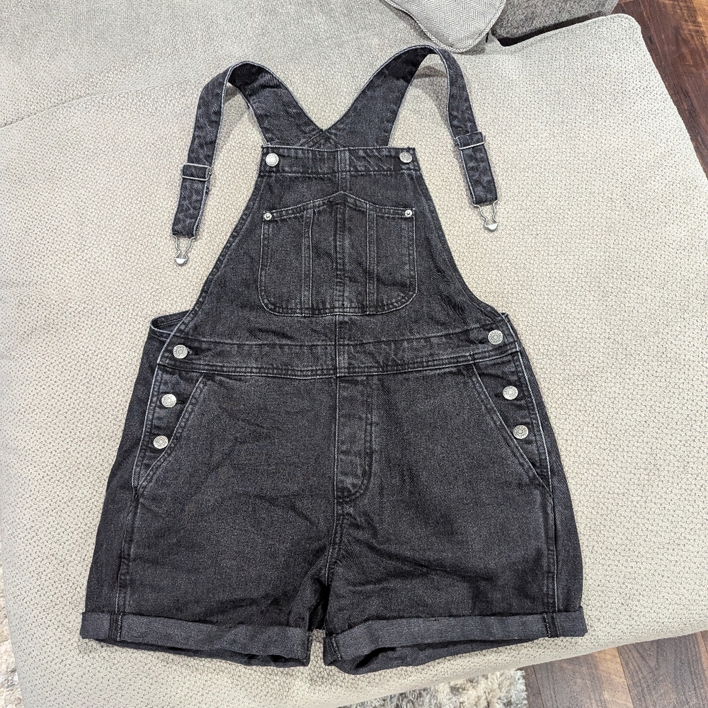 Old Navy Black Short Overalls